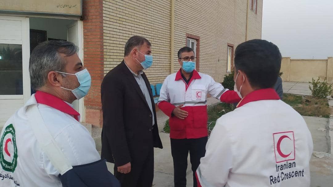 حضور دبیرکل جمعیت هلال احمر در استان بوشهر